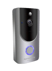 Promate Ranger-1 Wi-Fi Doorbell HD Video Camera, Grey