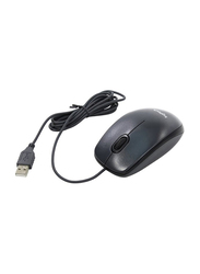 Logitech M100 Wired Optical Mouse, Black