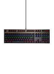Rapoo V500 Pro Backlit Mixed LED Wired English/Arabic Gaming Keyboard, Black