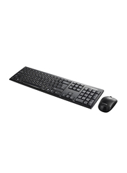 Lenovo 100 Wireless English Keyboard and Mouse Combo Set, Black