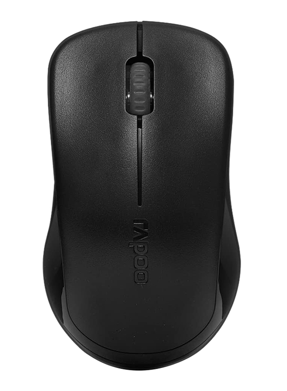 Rapoo 1620 Wireless Optical Mouse, Black