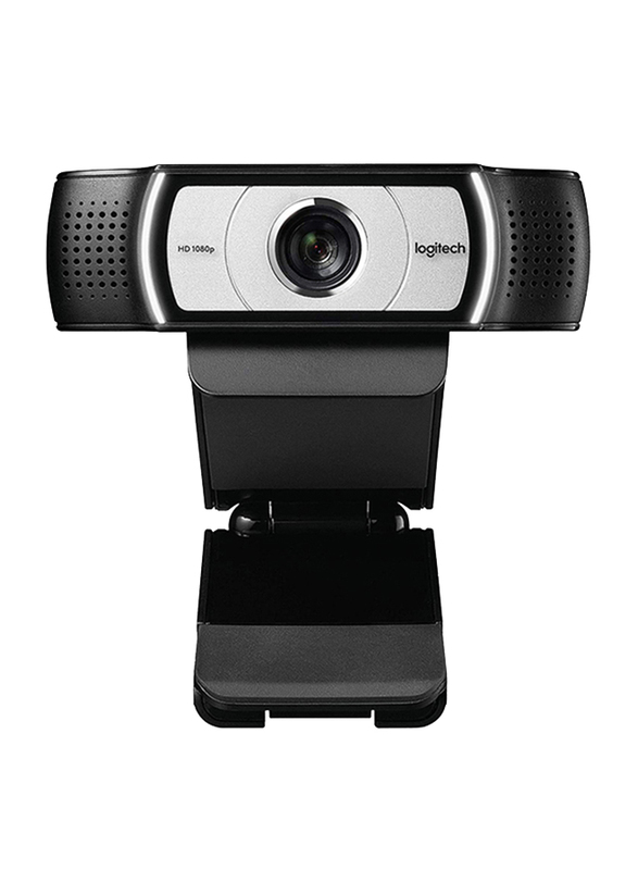 Logitech C930c HD Smart 1080P Webcam, Black