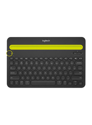 Logitech K480 Wireless Bluetooth Multi-Device English Keyboard, Black