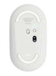 Logitech Pebble M350 Wireless Bluetooth Optical Mouse, Off White