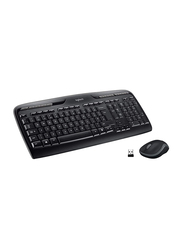 Logitech MK330 Wireless English/Arabic Keyboard and Mouse Combo Set, Black