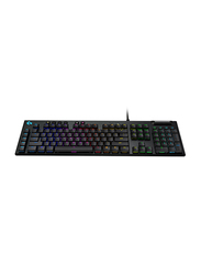 Logitech G815 Lightsync RGB Mechanical Wired English Gaming Keyboard, Black