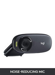 Logitech C310 USB HD Webcam, Black