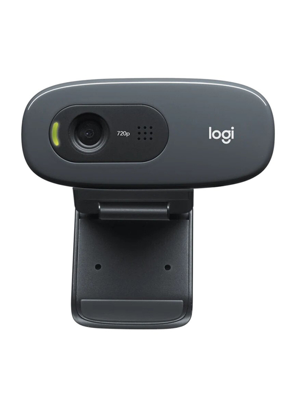 Logitech C270 HD Webcam for PC/Mac/Laptop/MacBook/Tablet, Black