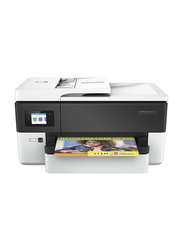 HP OfficeJet Pro 7720-Y0S18A Wide Format All-in-One Printer, White/Black