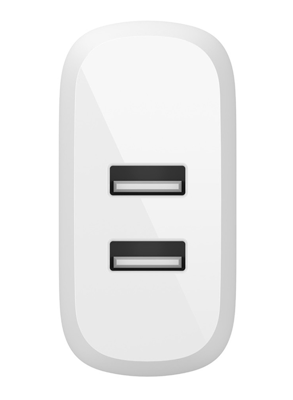 Belkin US Wall Charger, USB-A To USB-C Data and Charge Cable, White