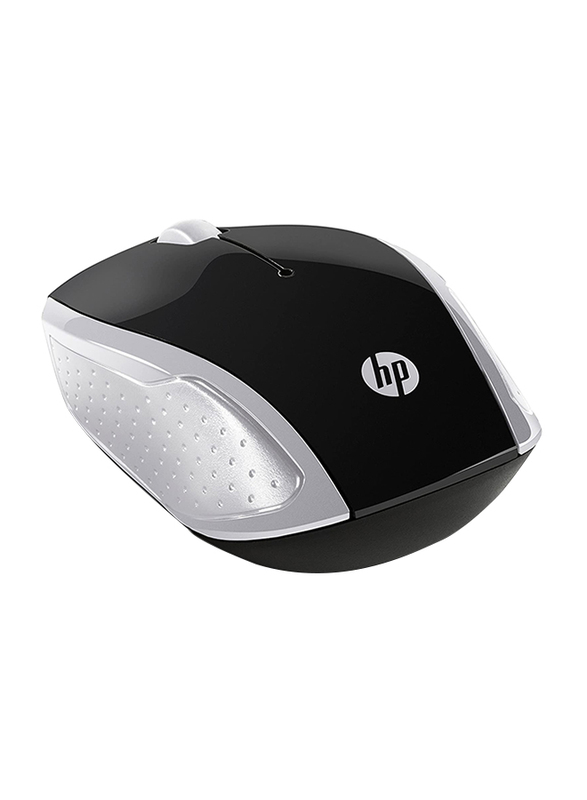 HP 200 Wireless Optical Mouse, Black/Silver