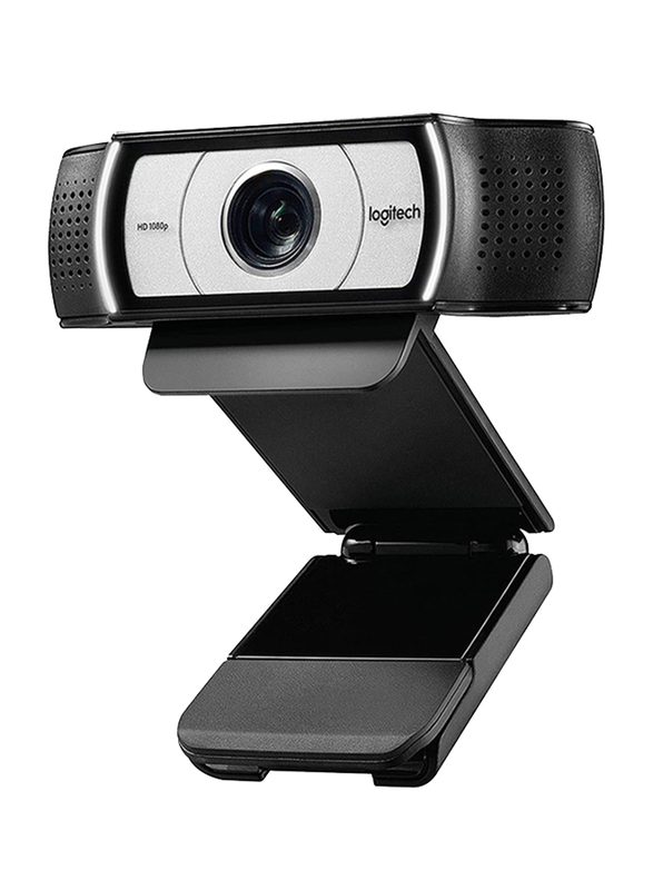 Logitech C930c HD Smart 1080P Webcam, Black