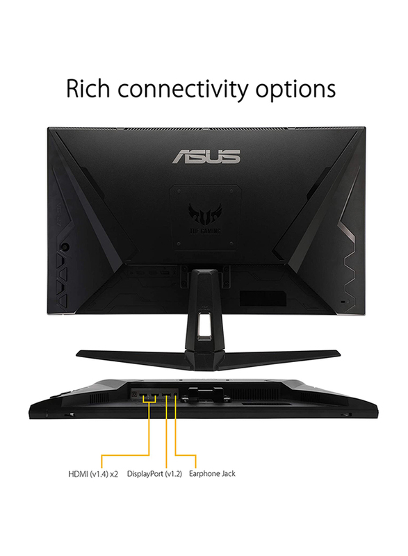 Asus 27 inch TUF Gaming Curved Full HD LED Monitor, 165Hz, VG279Q1A, Black