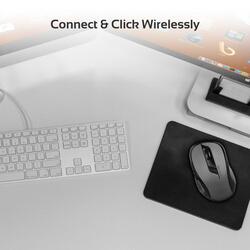 Promate Clix-7 2.4Ghz Wireless Optical Mouse, Black
