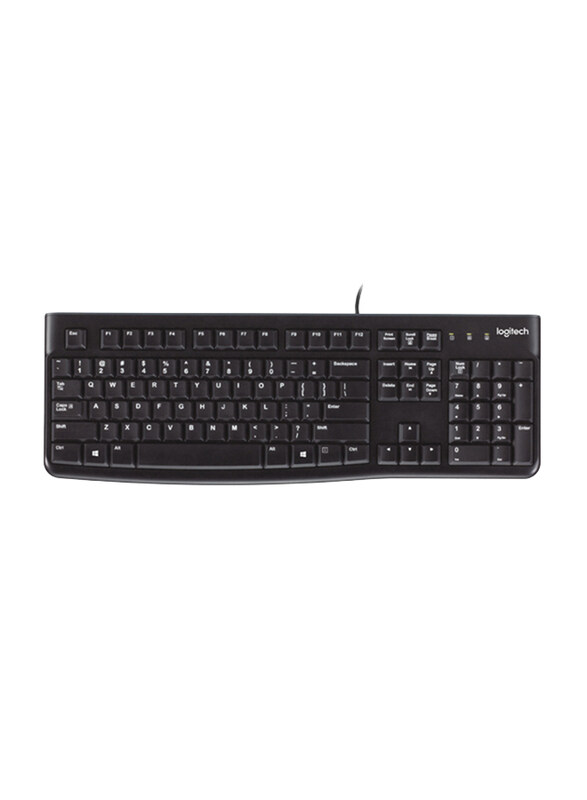 

Logitech K120 Wired English Keyboard, Black