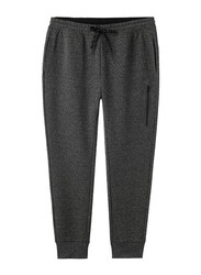 Giordano Double Knit Joggers for Men, Small, Dark Grey