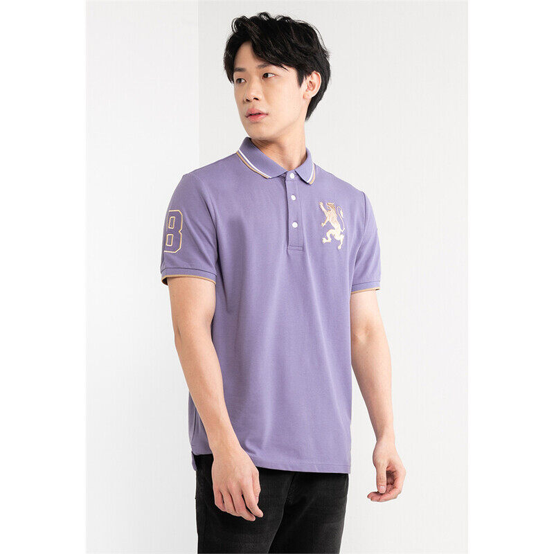 

Giordano Men's 3D Bold Lion Polo