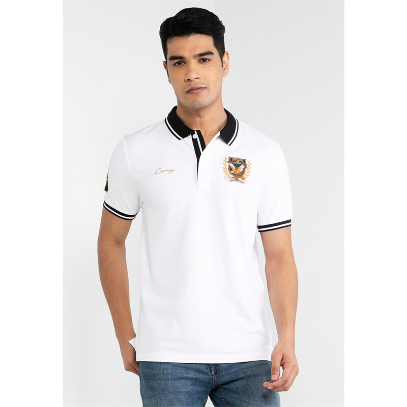 

Giordano Men's Bold Embroidery Polo