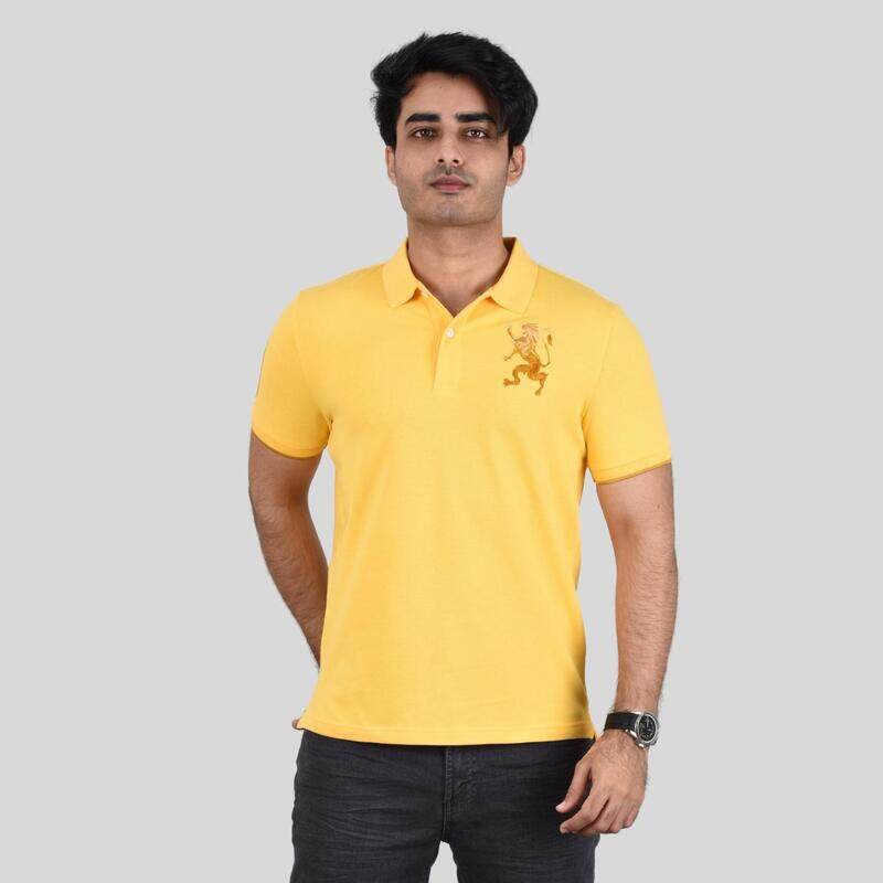 

Giordano Men's 3D Bold Lion Polo