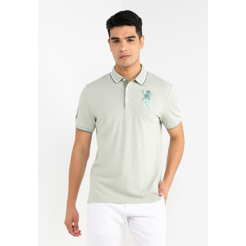 

Giordano Men's 3D Bold Lion Polo