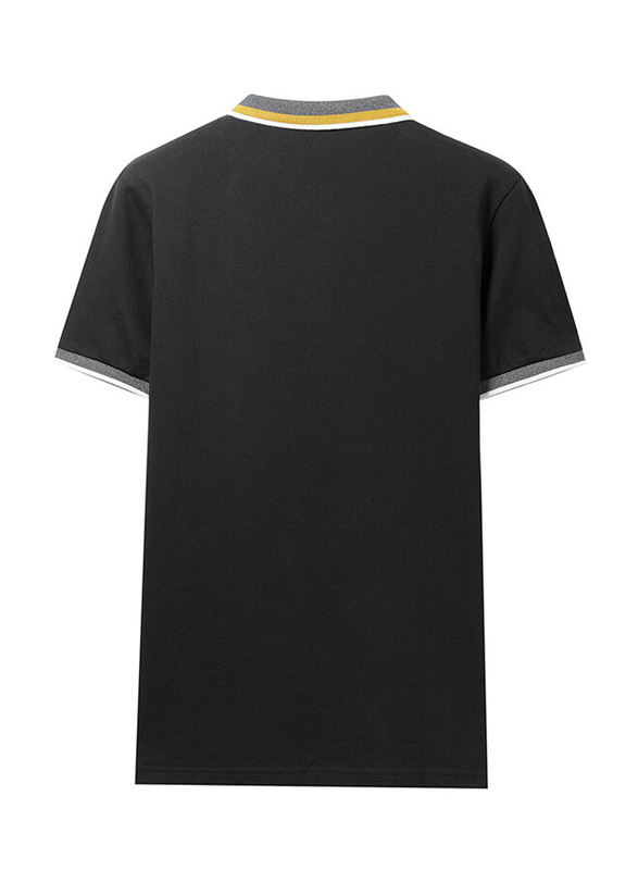 Giordano Deer Polo Shirt for Men, Small, Signature Black