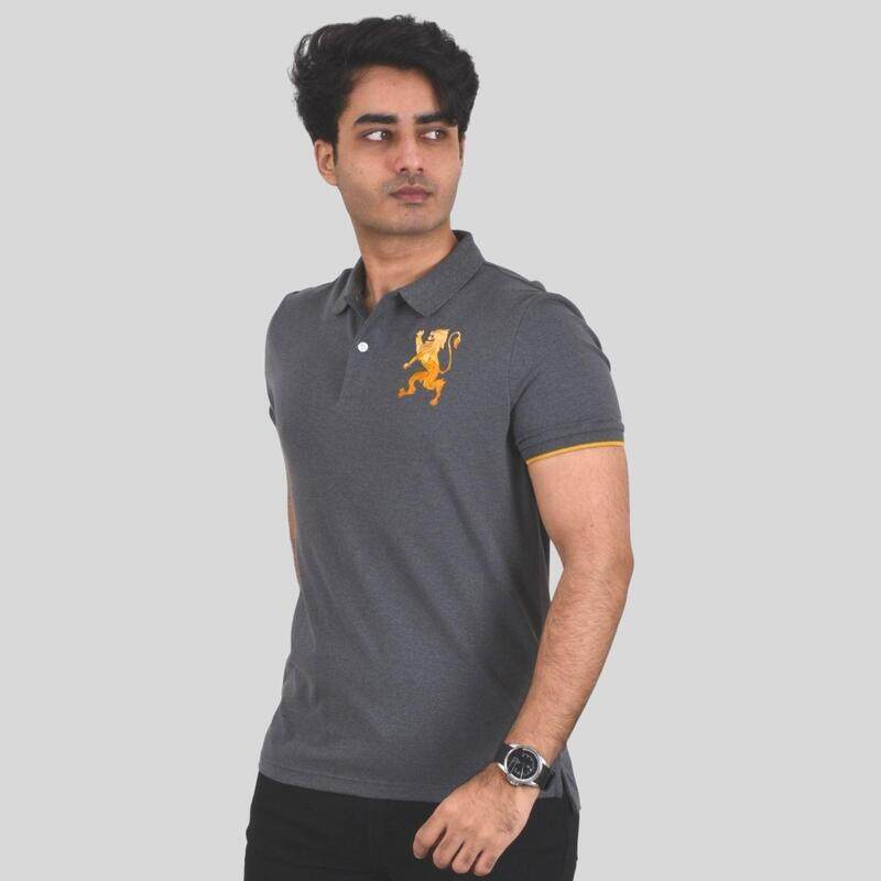 

Giordano Men's 3D Bold Lion Polo