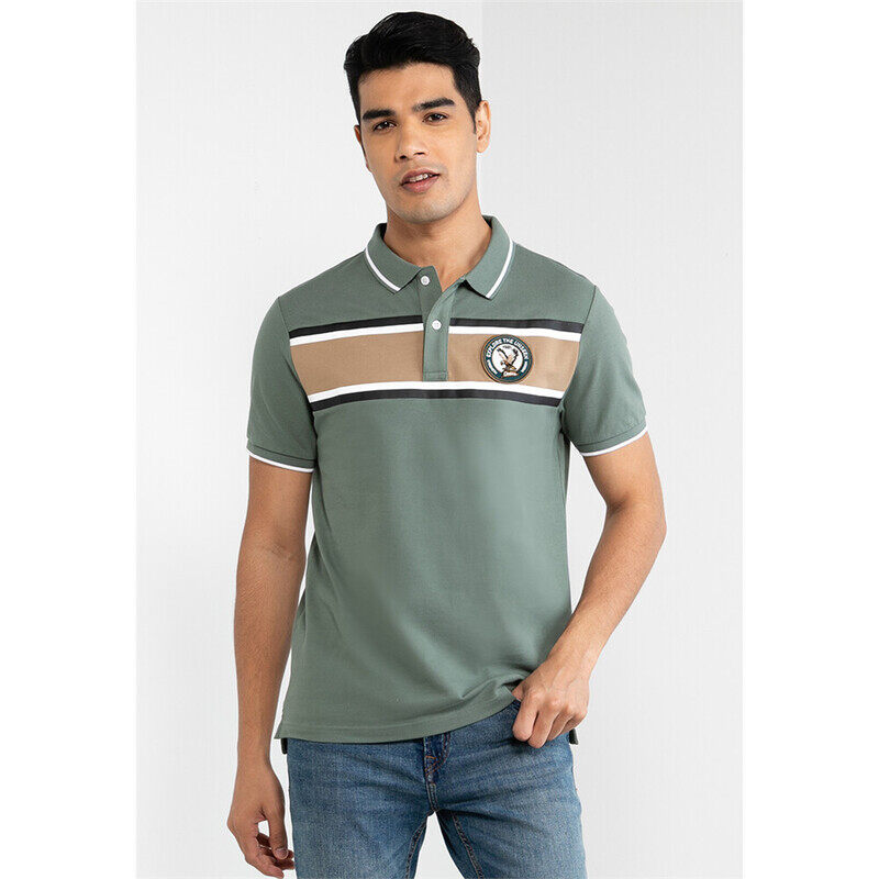 

Giordano Men's Bold Embroidery Polo