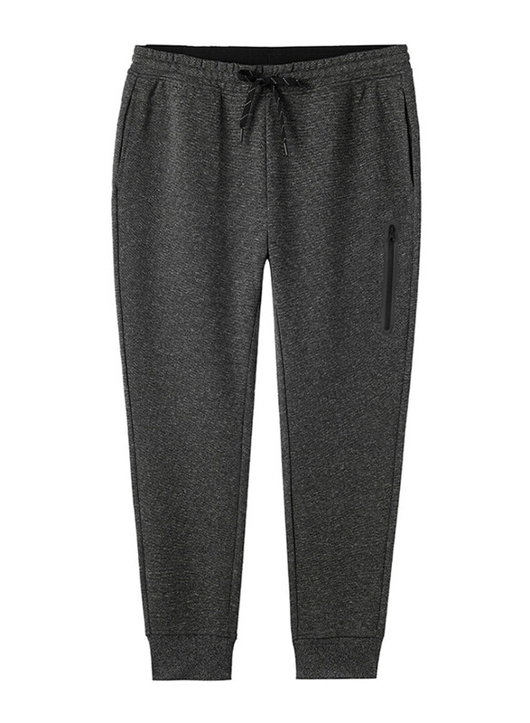 

Giordano Double Knit Joggers for Men, Medium, Black