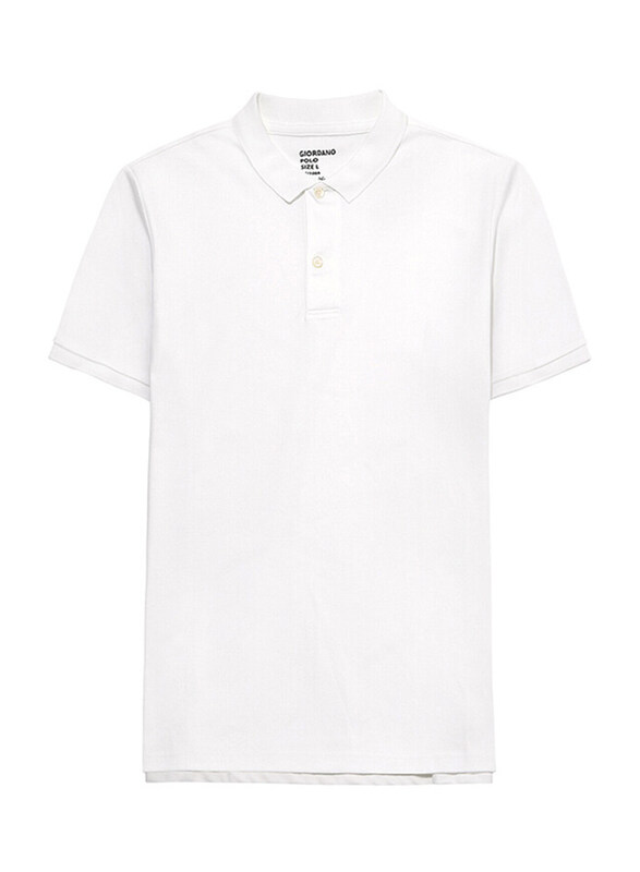 

Giordano Luxury Touch Polo Shirt for Men, Double Extra Large, Signature White