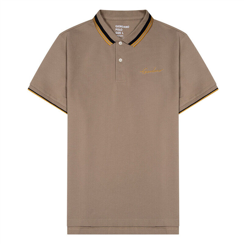 

Giordano Men's Short Sleeve Cotton Lycra Polo