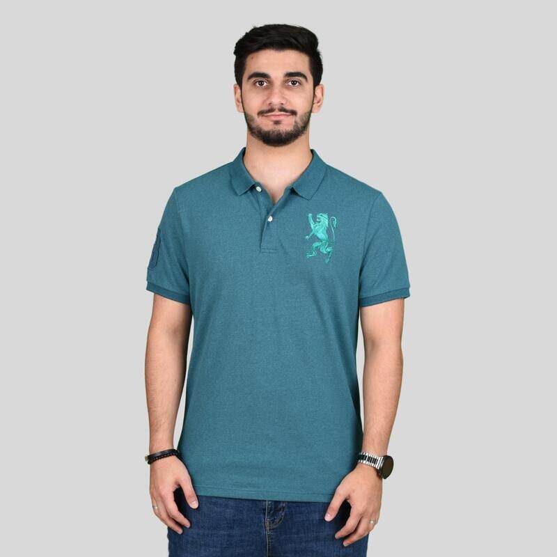 

Giordano Men's 3D Lion Polo