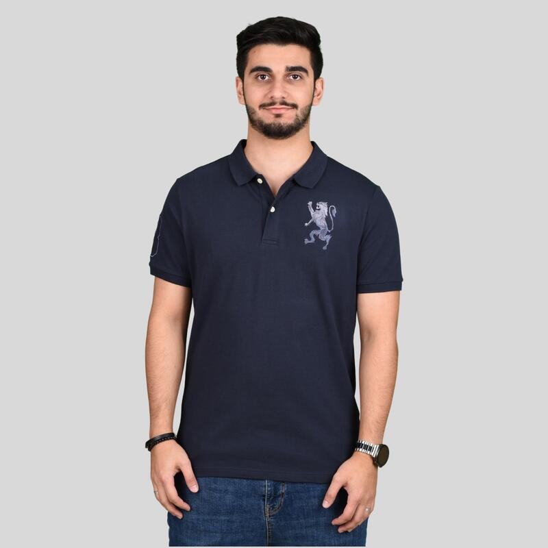 

Giordano Men's 3D Lion Polo