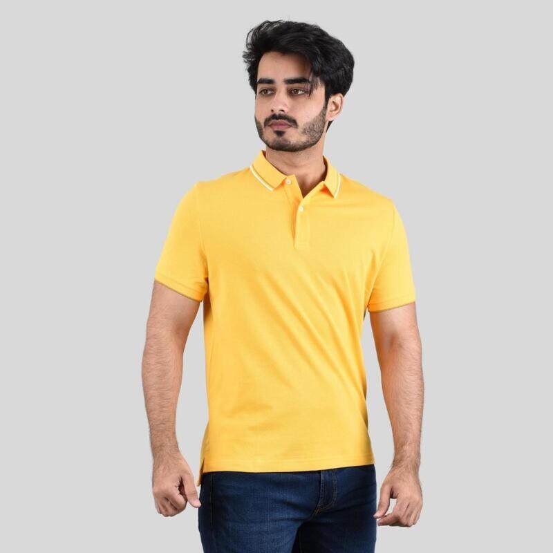 

Giordano Men's Solid Cotton Polo