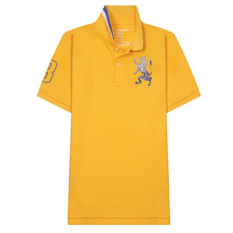 

Giordano Men's 3D Lion Polo