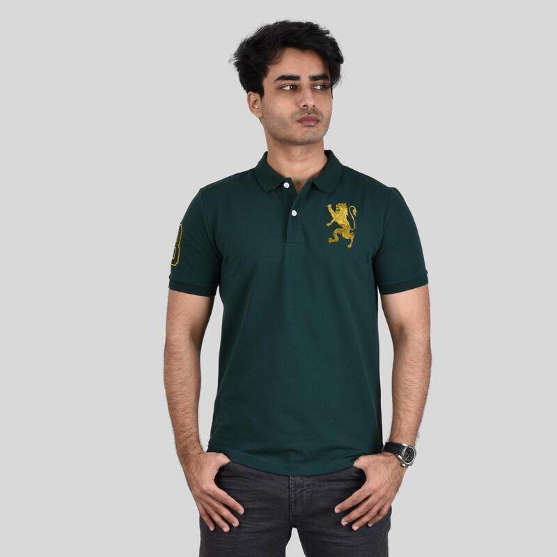 

Giordano Men's 3D Bold Lion Polo