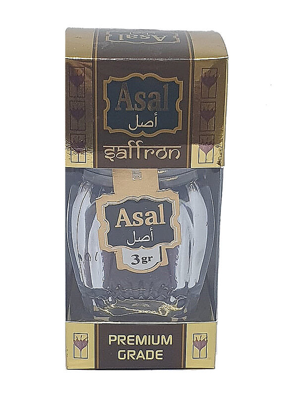 

Asal Persian Cut Filament Saffron Bottle, 3 grams