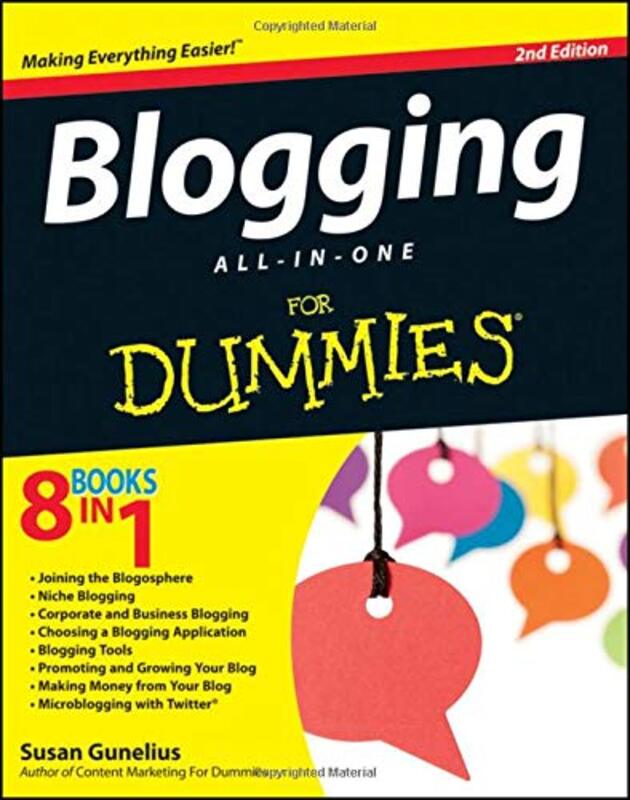 Blogging All in One For Dummies,Paperback by Susan Gunelius