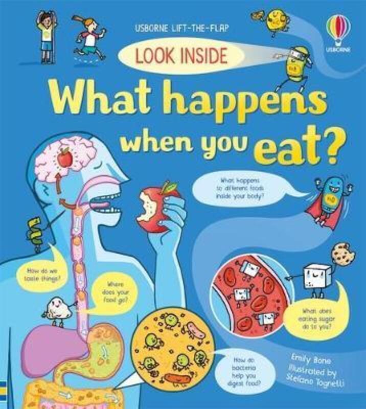 

Look Inside What Happens When You Eat.paperback,By :Emily Bone; Stefano Tognetti