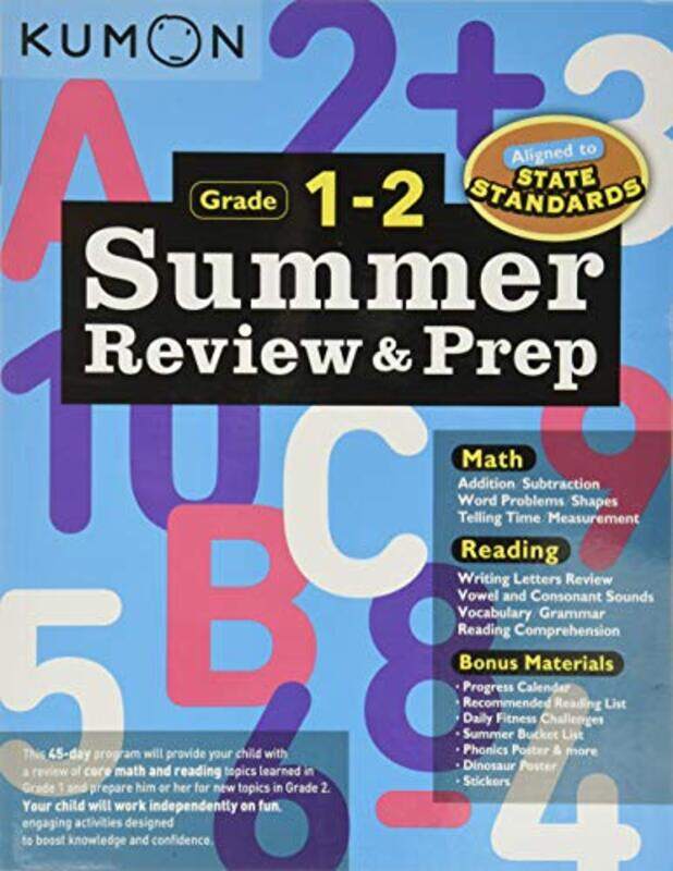 

Summer Review And Prep 1-2 By Kumon - Paperback