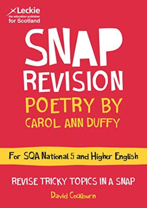 

National 5Higher English Revision Poetry By Carol Ann Duffy by David Cockburn-Paperback