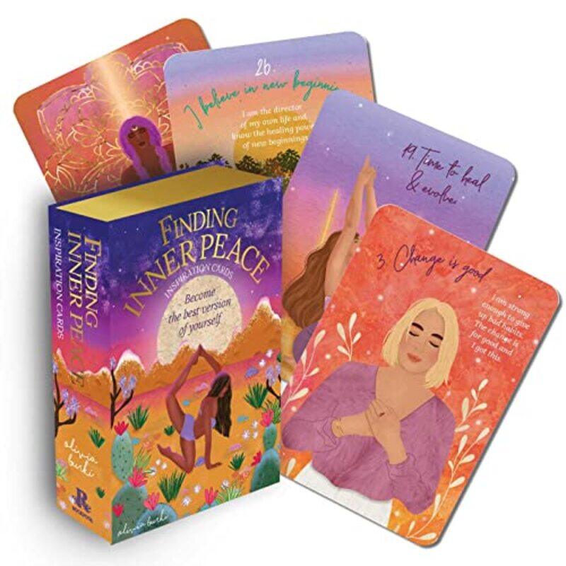 

Finding Inner Peace Inspiration Cards By Burki Olivia - Hardcover
