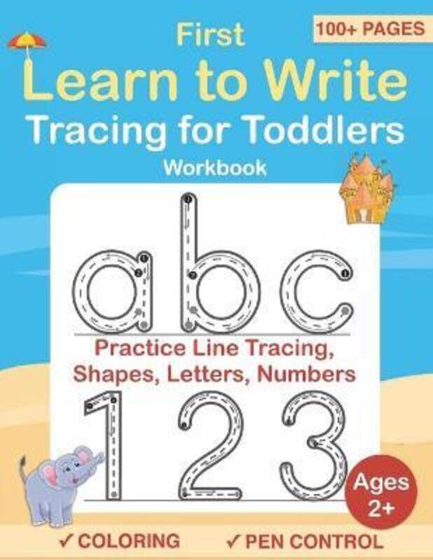 

Tracing For Toddlers: First Learn to Write workbook. Practice line tracing, pen control to trace and,Paperback,ByHippidoo - Lalgudi, Sujatha