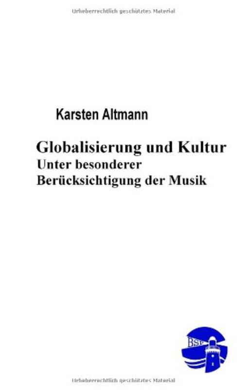 

Globalisierung Und Kultur-Paperback