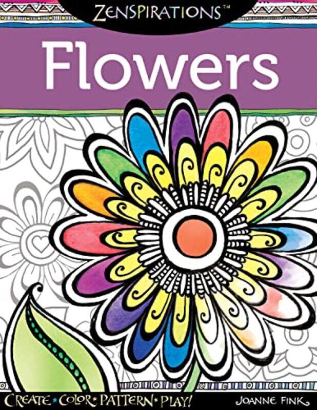 

Zenspirations Coloring Book Flowers by Joanne Fink-Paperback