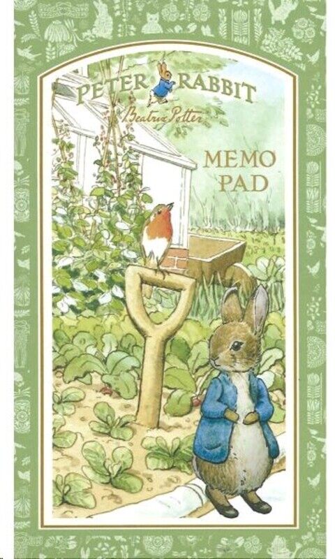 

TALL MEMO BLOCK - BEATRIX POTTER GARDEN, By: Robert Frederick