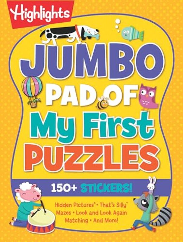 Jumbo Pad of My First Puzzles by Highlights Paperback
