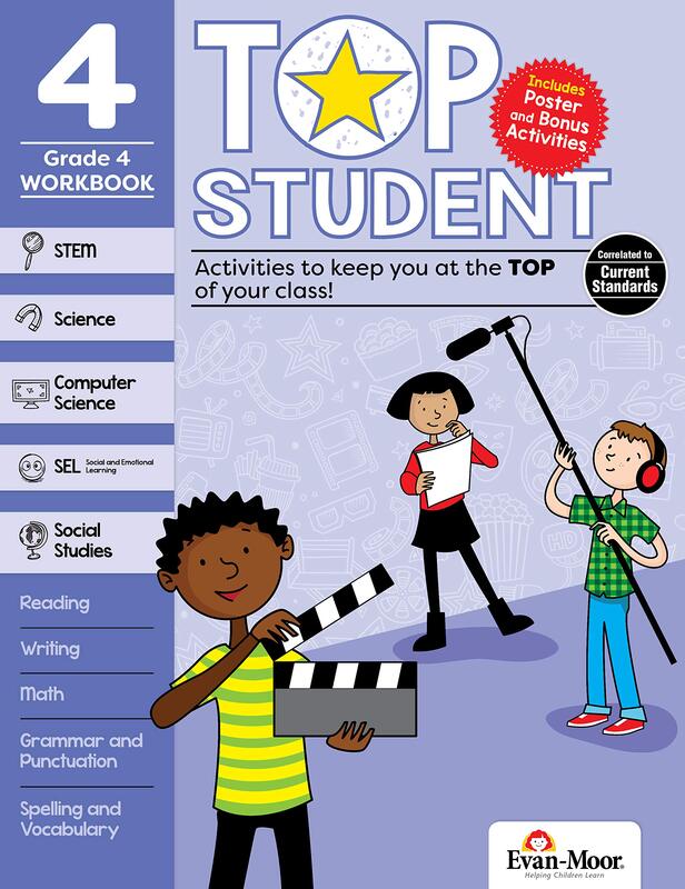 Top Student, Grade 4, Paperback Book, By: Evan-Moor Educational Publishers