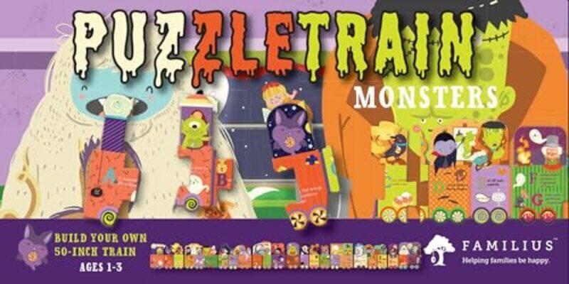 

Puzzletrain Monsters 26 Piece Puzzle By Covelli Susanna - Hardcover