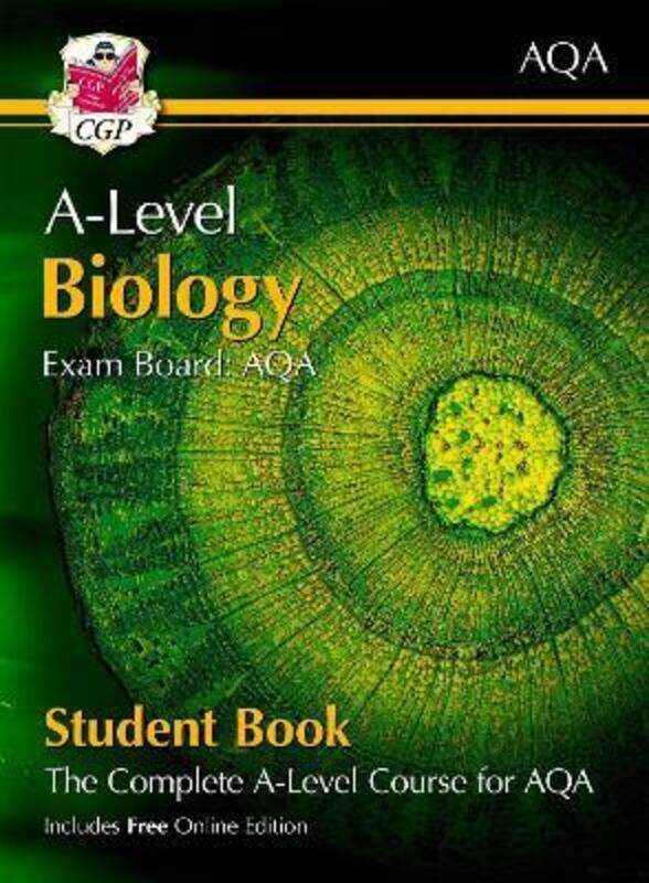 

A-Level Biology for AQA: Year 1 & 2 Student Book with Online Edition.paperback,By :CGP Books - CGP Books