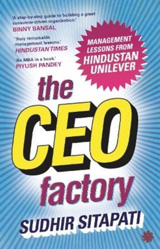 

Ceo Factory By Sudhir Sitapati - Paperback